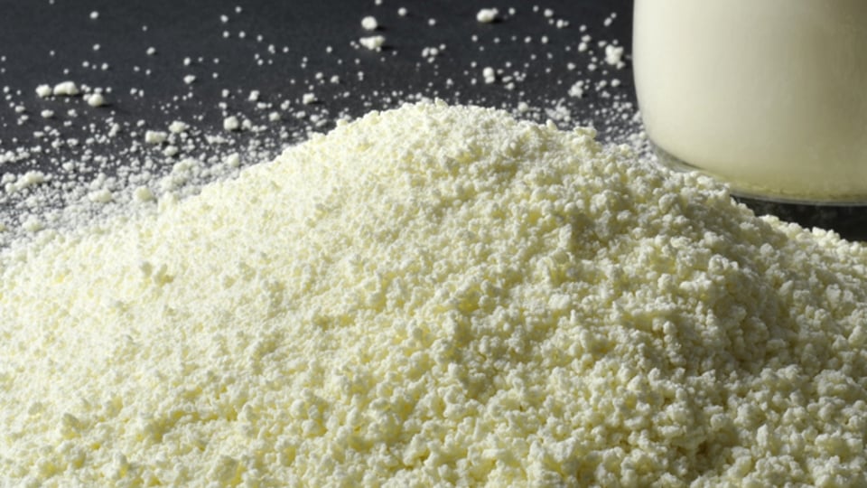 Milk powder and a glass of milk - Dairy and Ice cream - AAK