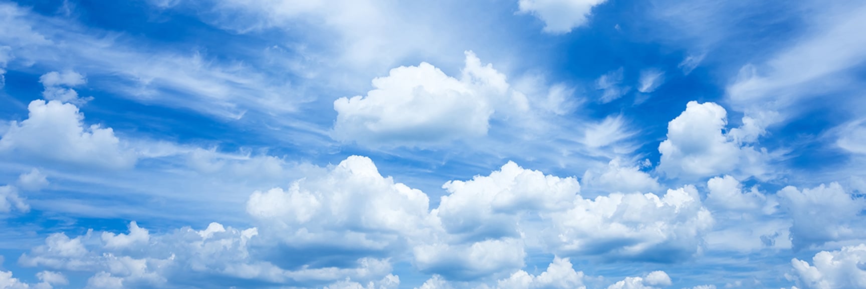 blue sky with white clouds