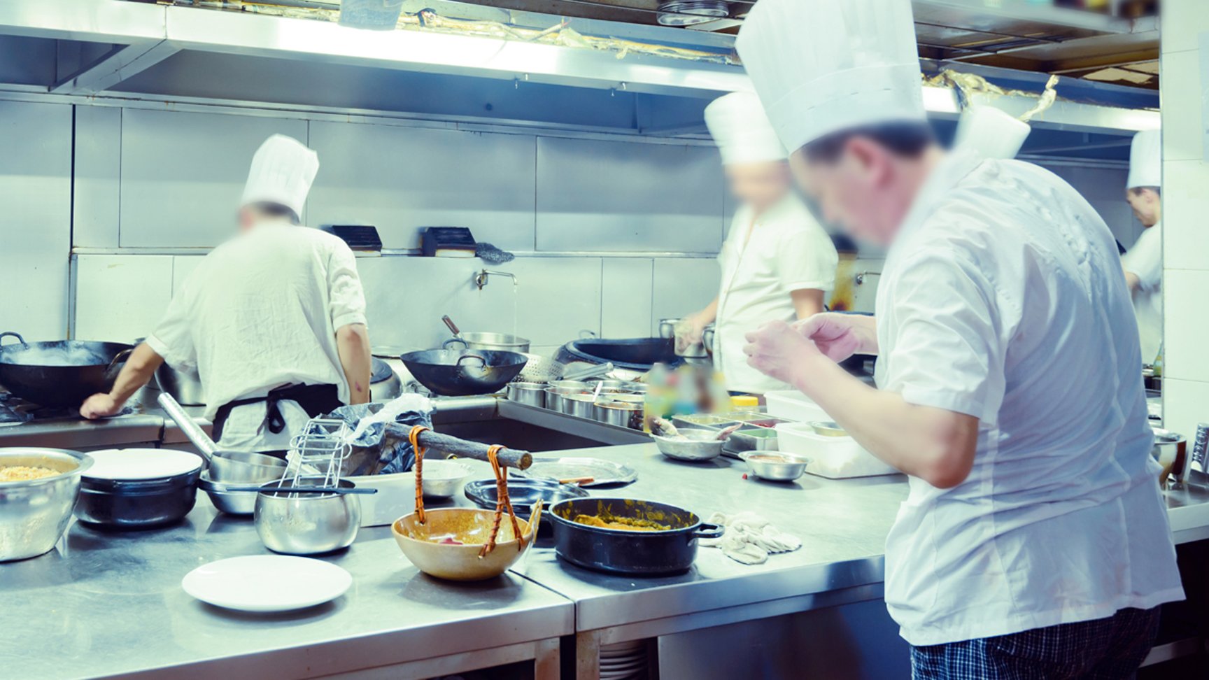 Busy Kitchen with Chefs Cooking Food - Foodservice and Retail - AAK