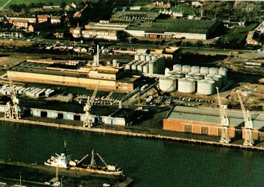 Anglia Oils i Hull i England.