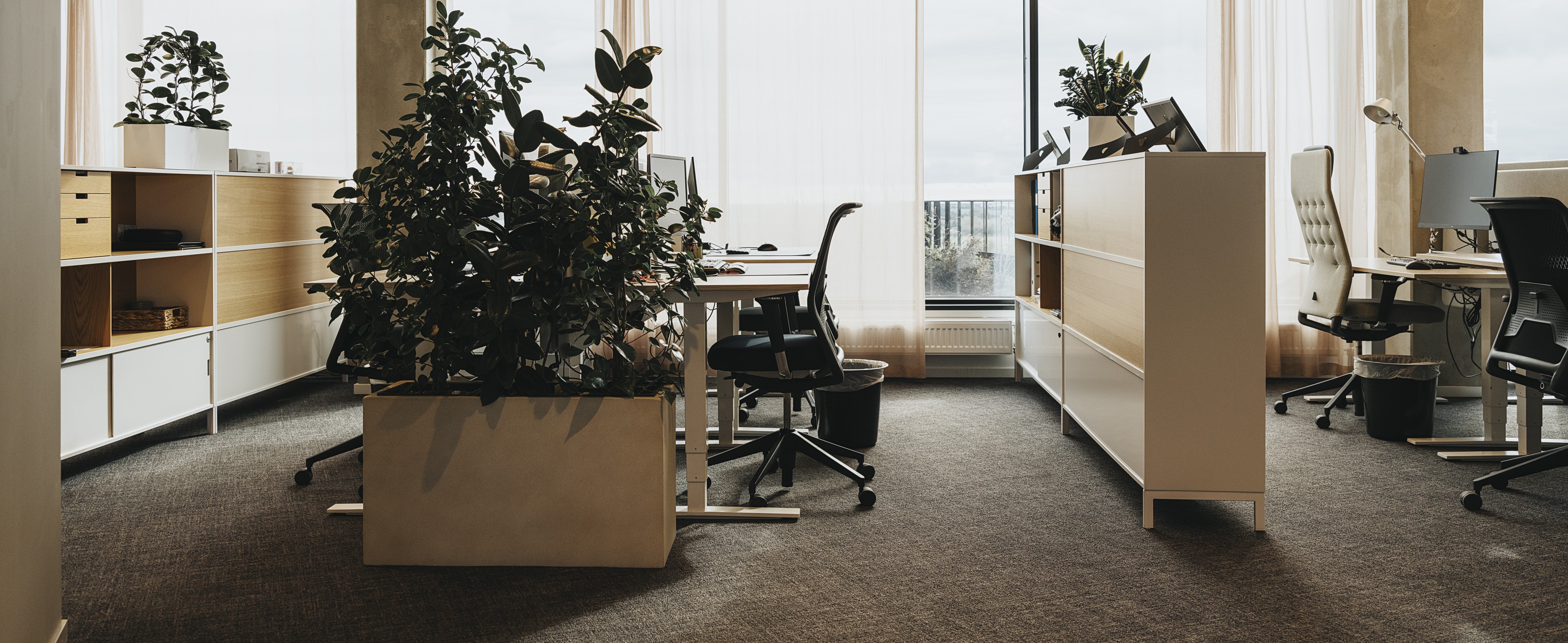Desks and chairs in AAK Headquarters, Malmö Hyllie.
