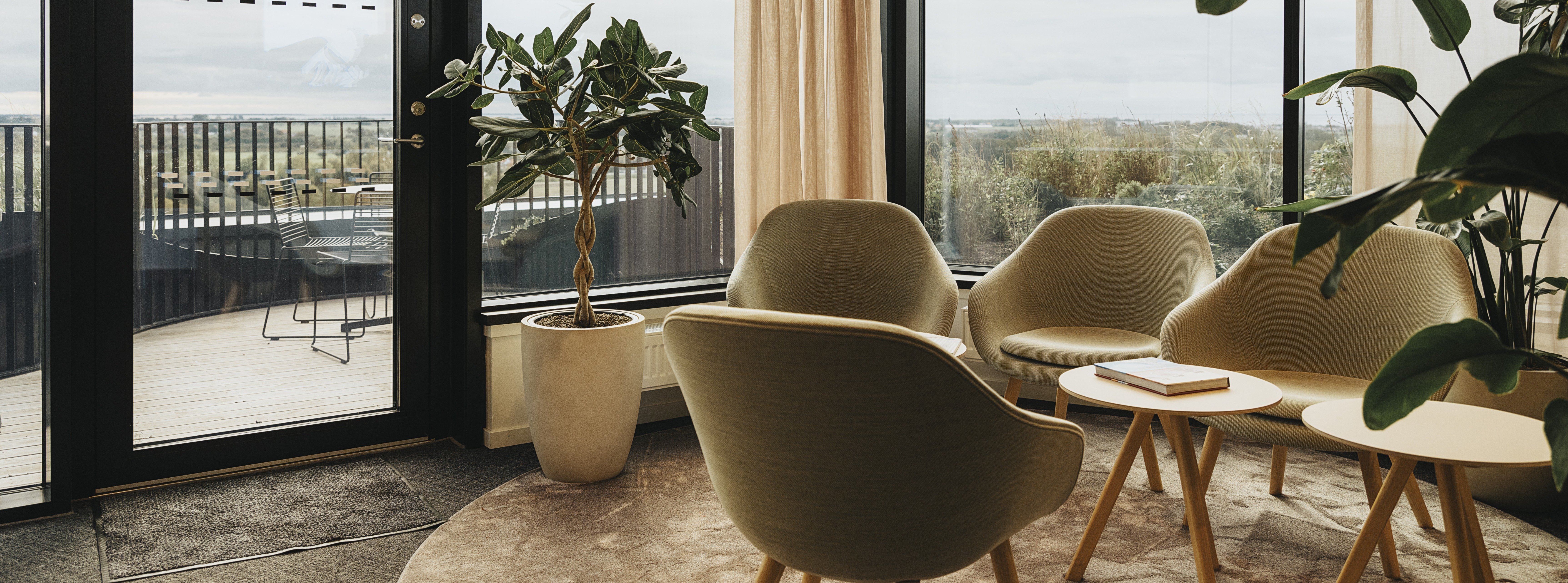 Empty chairs in HQ office in Malmö, Hyllie.